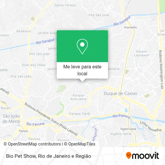 Bio Pet Show mapa