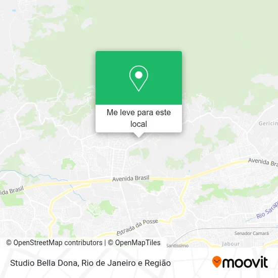 Studio Bella Dona mapa