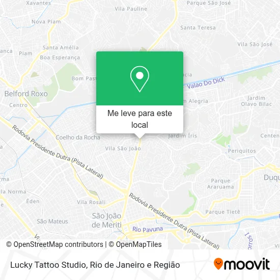 Lucky Tattoo Studio mapa