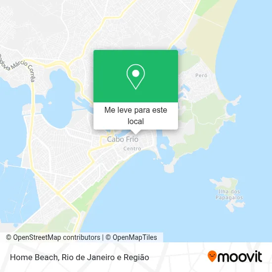 Home Beach mapa