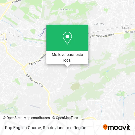Pop English Course mapa
