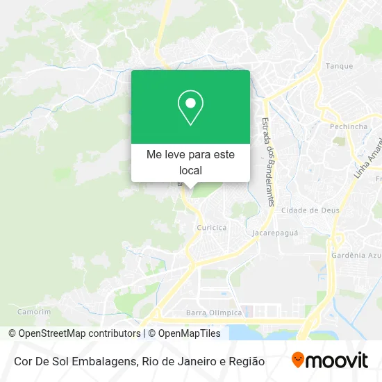 Cor De Sol Embalagens mapa
