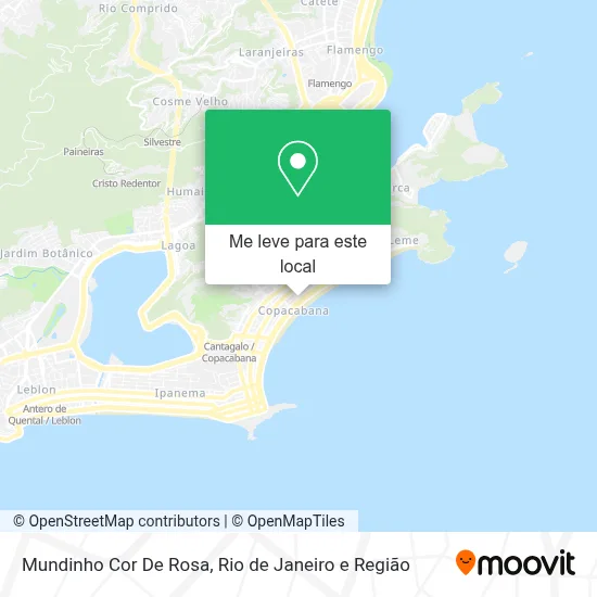 Mundinho Cor De Rosa mapa