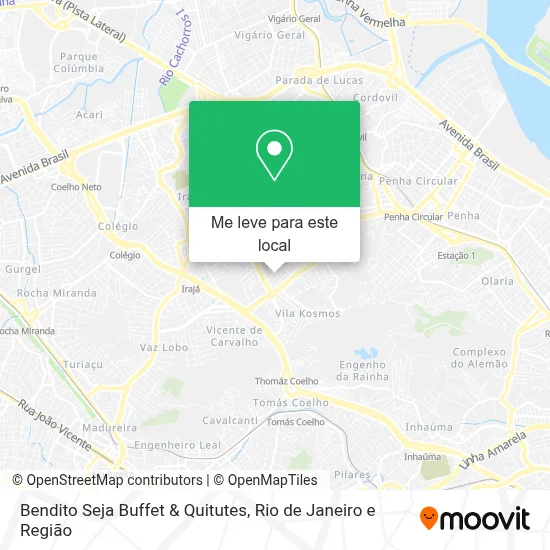 Bendito Seja Buffet & Quitutes mapa