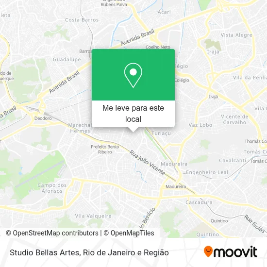 Studio Bellas Artes mapa