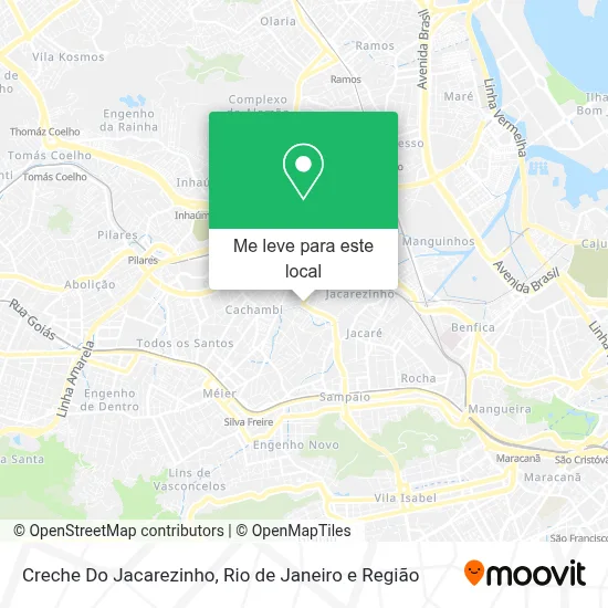 Creche Do Jacarezinho mapa