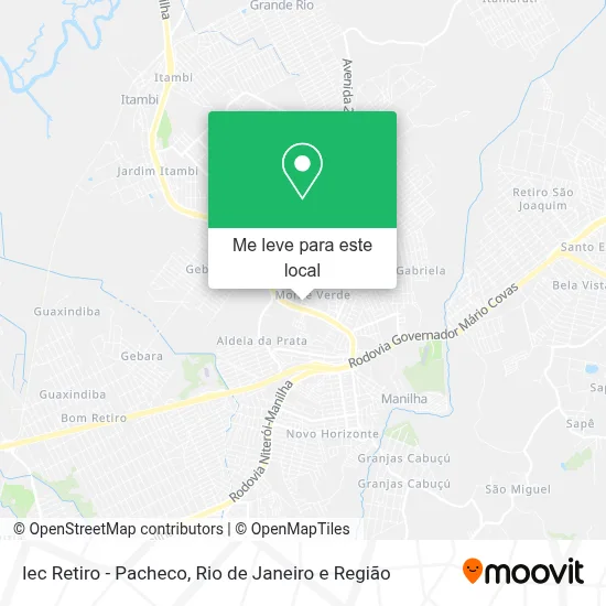 Iec Retiro - Pacheco mapa