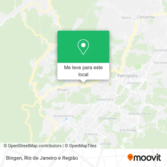 Bingen mapa