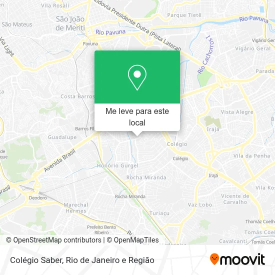 Colégio Saber mapa