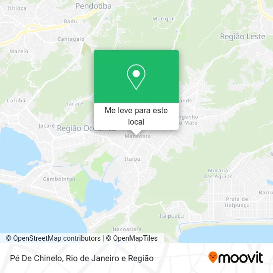 Pé De Chinelo mapa