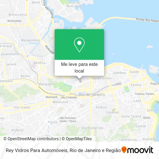Rey Vidros Para Automóveis mapa