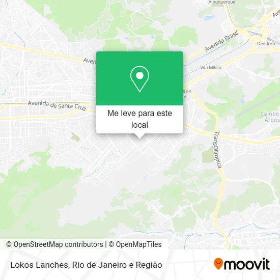 Lokos Lanches mapa