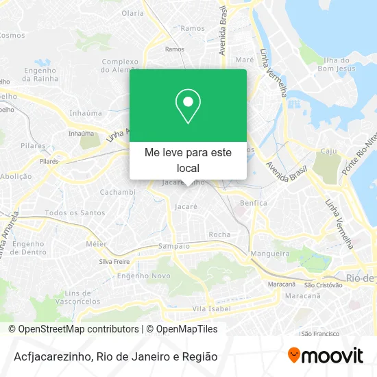 Acfjacarezinho mapa