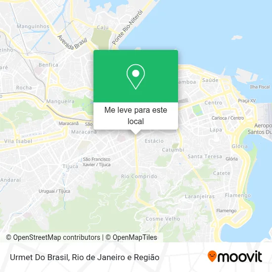 Urmet Do Brasil mapa
