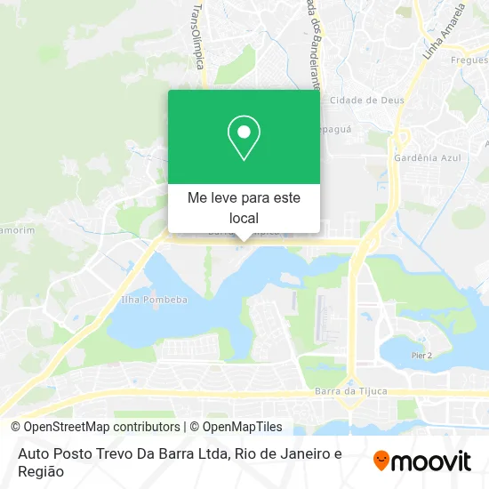 Auto Posto Trevo Da Barra Ltda mapa