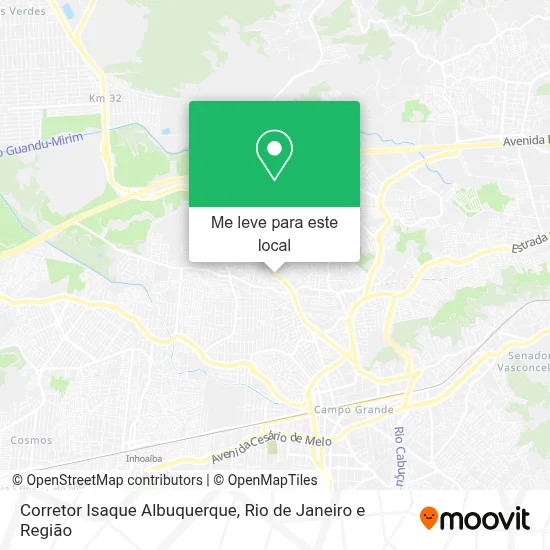 Corretor Isaque Albuquerque mapa