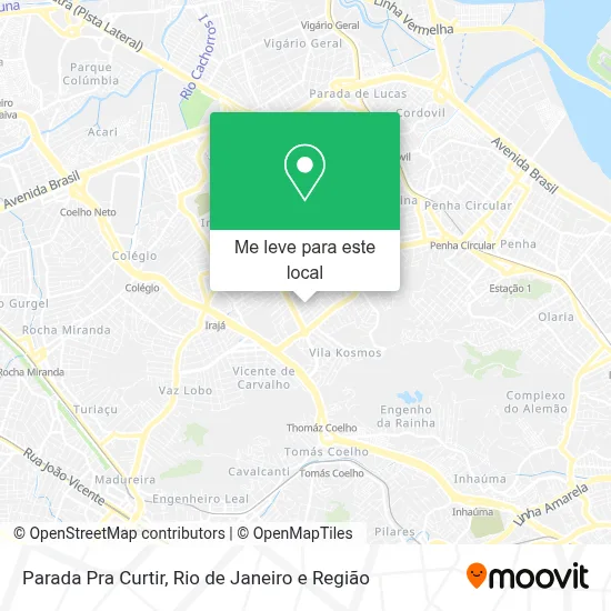 Parada Pra Curtir mapa