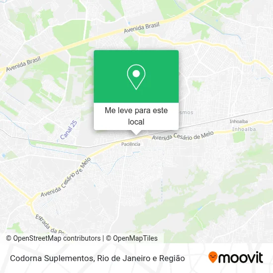 Codorna Suplementos mapa
