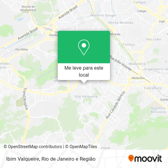 Ibim Valqueire mapa