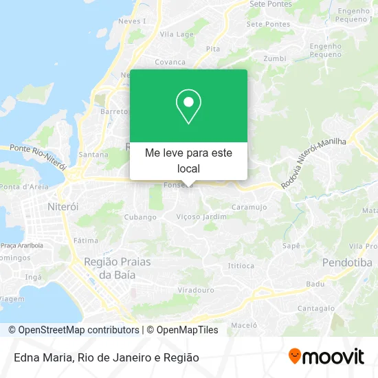 Edna Maria mapa