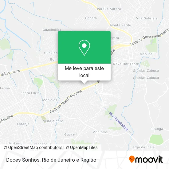 Doces Sonhos mapa