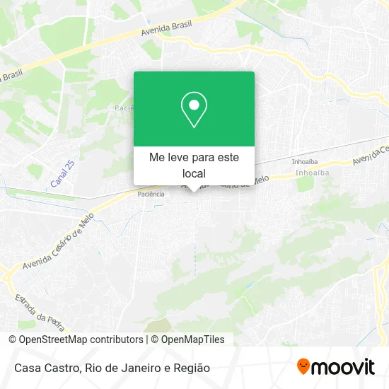 Casa Castro mapa