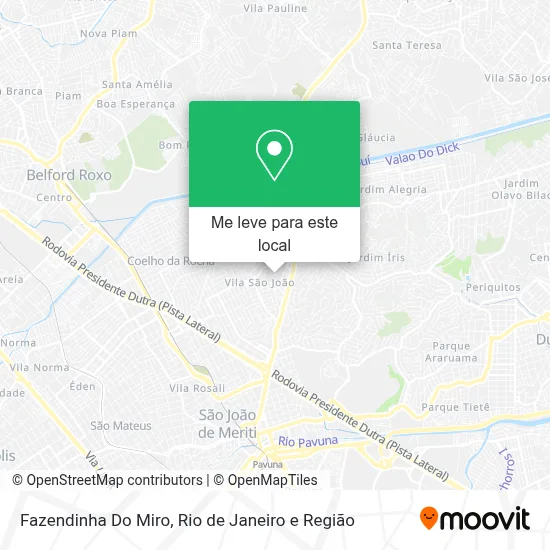 Fazendinha Do Miro mapa