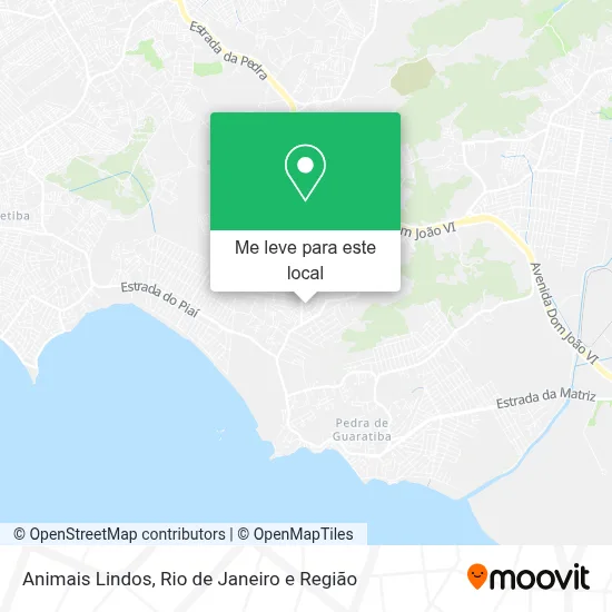 Animais Lindos mapa