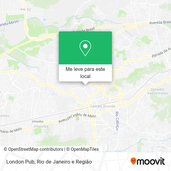 London Pub mapa
