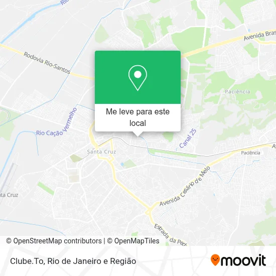 Clube.To mapa
