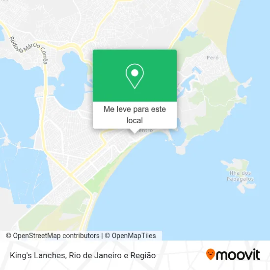 King's Lanches mapa