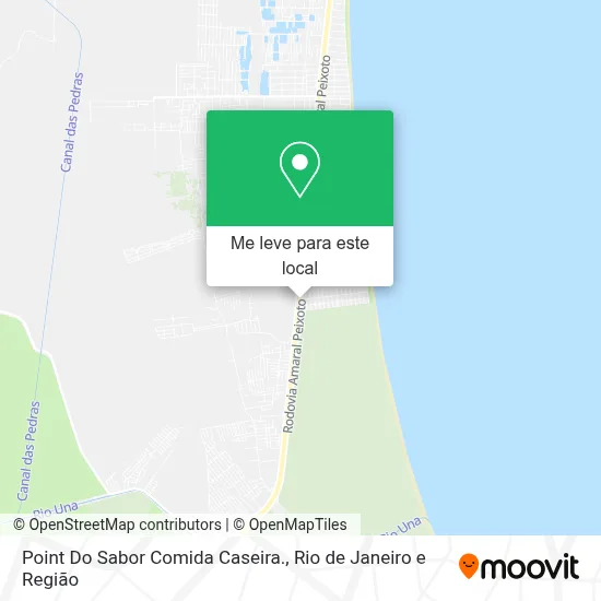 Point Do Sabor Comida Caseira. mapa