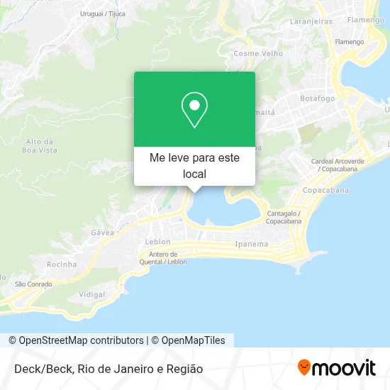 Deck/Beck mapa