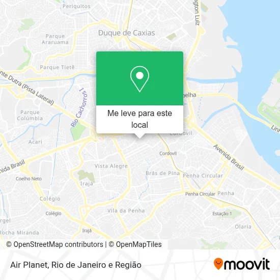 Air Planet mapa