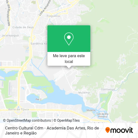 Centro Cultural Cdm - Academia Das Artes mapa