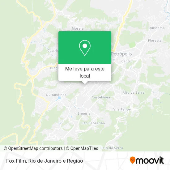 Fox Film mapa