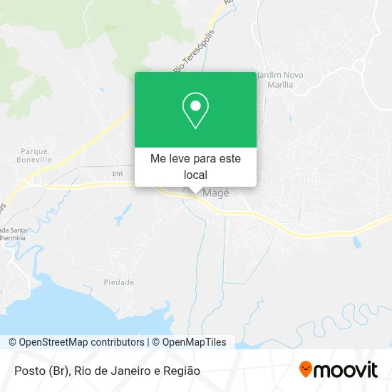 Posto (Br) mapa