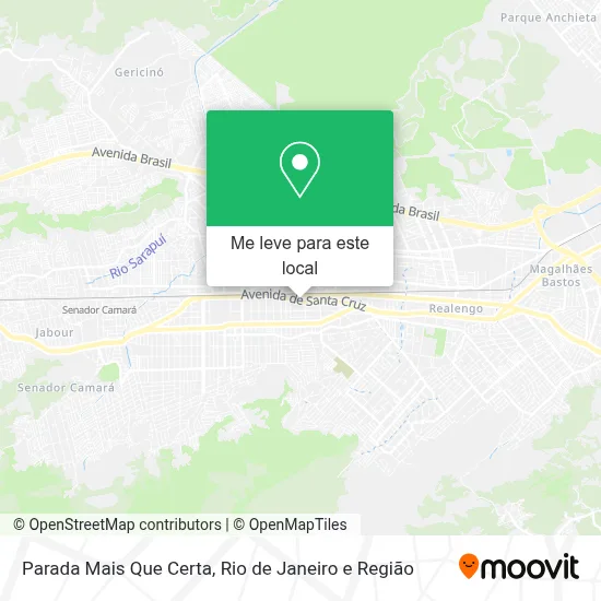 Parada Mais Que Certa mapa