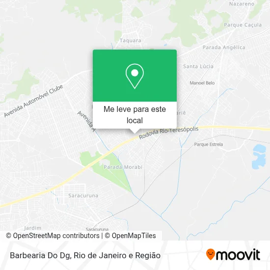 Barbearia Do Dg mapa
