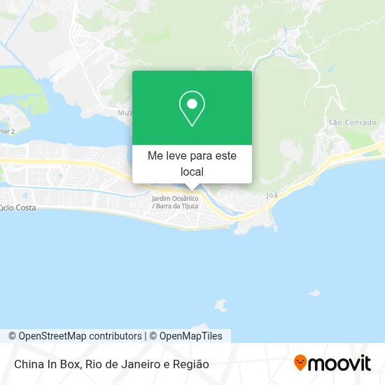 China In Box mapa