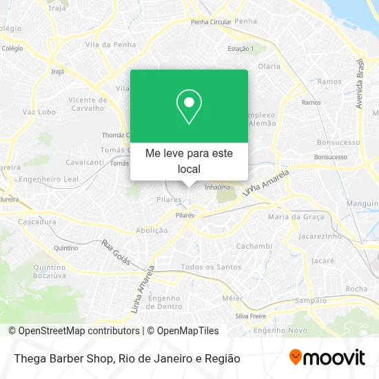 Thega Barber Shop mapa
