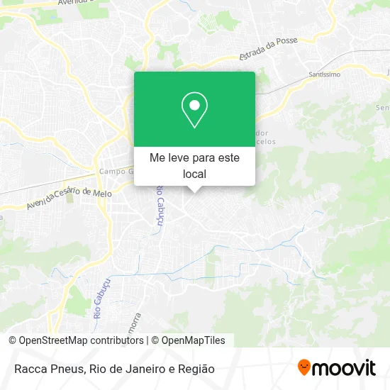 Racca Pneus mapa
