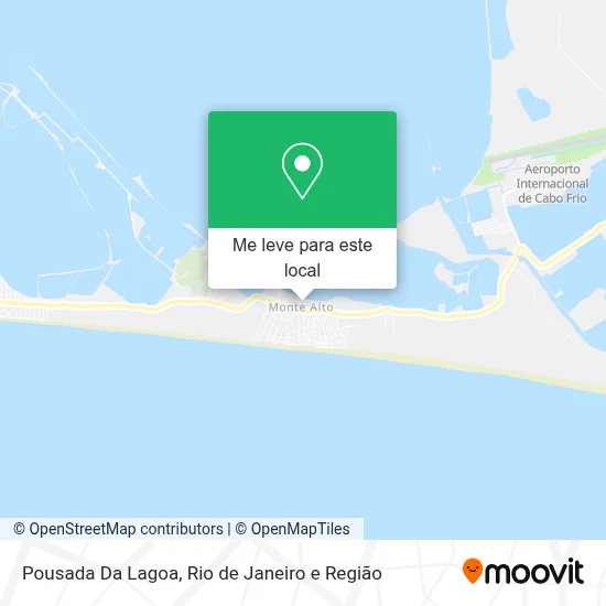 Pousada Da Lagoa mapa
