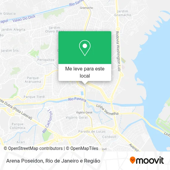 Arena Poseidon mapa