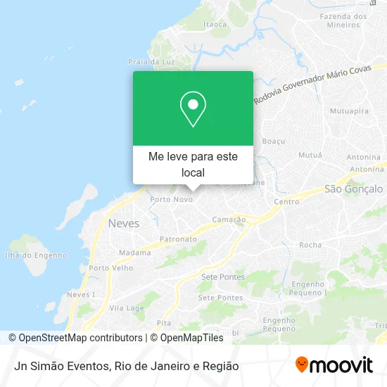 Jn Simão Eventos mapa