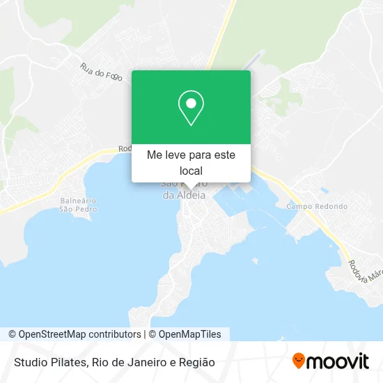 Studio Pilates mapa