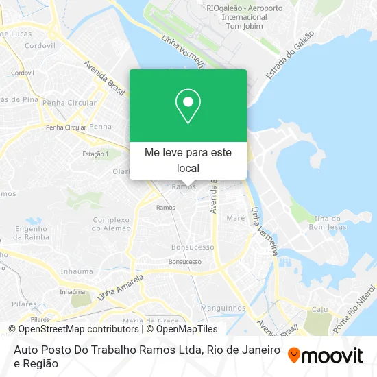 Auto Posto Do Trabalho Ramos Ltda mapa