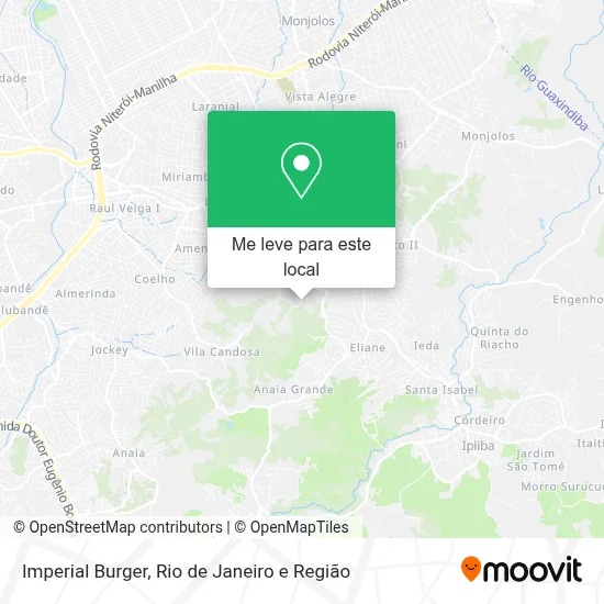Imperial Burger mapa