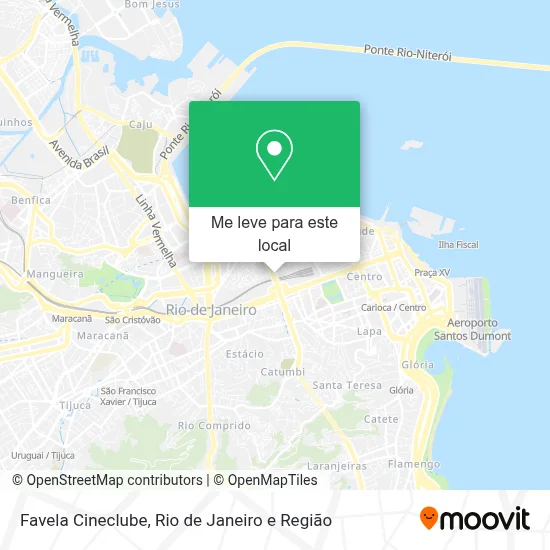 Favela Cineclube mapa