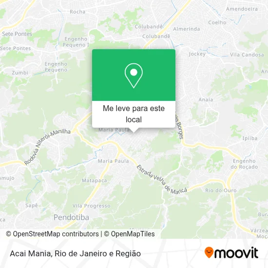 Acai Mania mapa